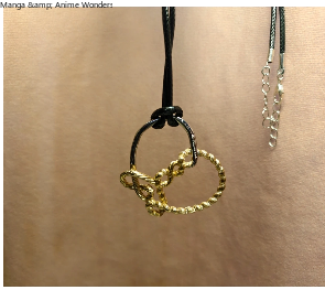 Anime Pendant Necklace - ゲーム「リバース」：1999年、グレータ・ホフマンのコスプレ用、アニメ風ネックレスペンダント、光輪ネックレス、色落ちしにくいチタン製ペンダント、誕生日プレゼント。