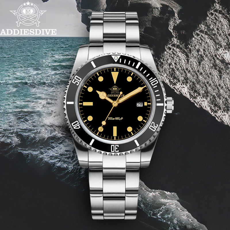 ADDIESDIVE 39mm メンズ腕時計 カレンダー表示 - Watch Accessories のレビューと価格