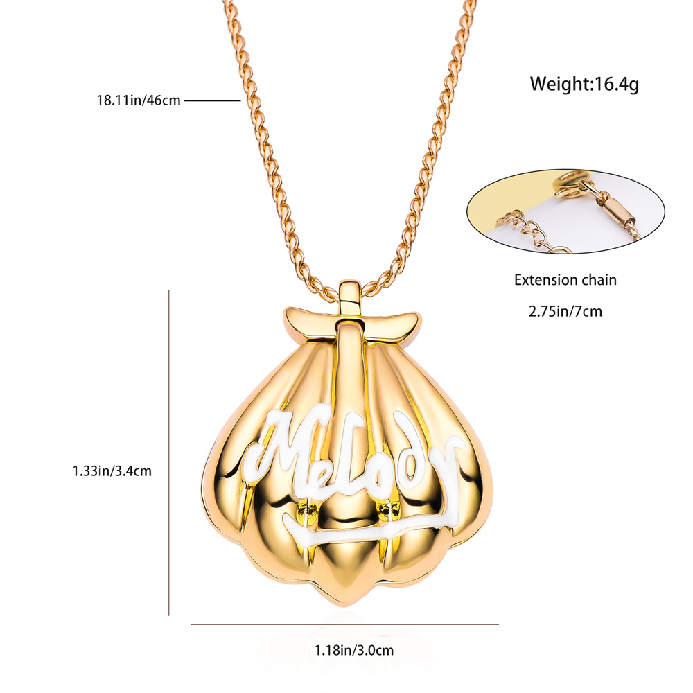 女性のための絶妙なロマンチックなネックレスデザイン,人魚の貝 - Heart Locket Necklace Photo のレビューと価格