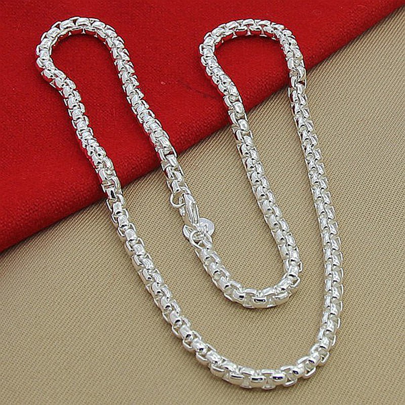 卸売 925 スターリングシルバー ラウンドボックスチェーン - Cuban Link Chain 12Mm のレビューと価格