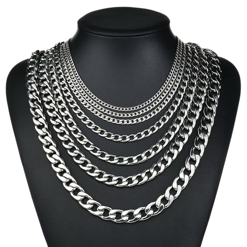 YQ 3MM-10MM 316Lステンレス鋼キューバンチェー - Cuban Link Chain 12Mm のレビューと価格